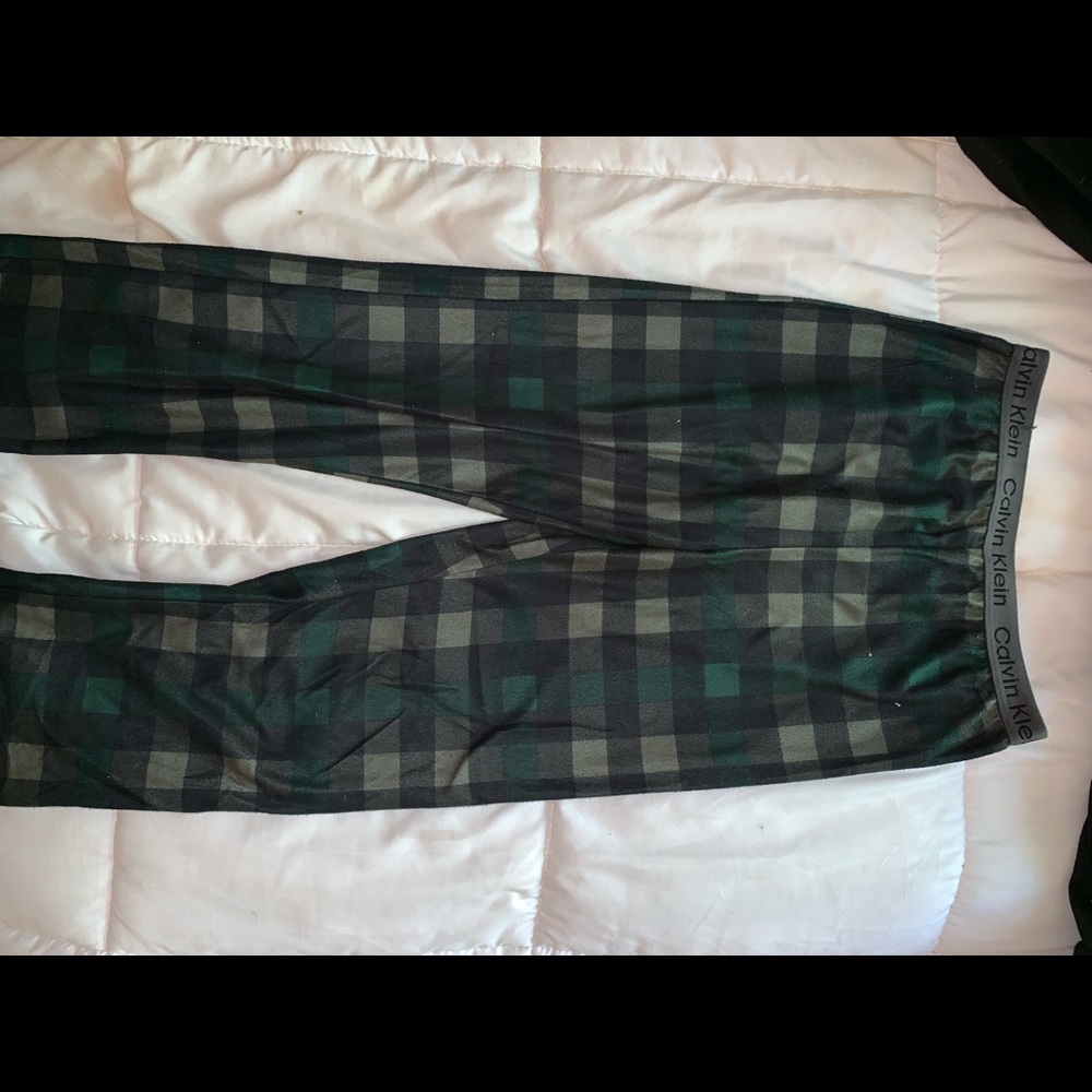Calvin Klein Flannel Pants Size Medium Fits Small